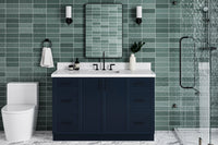 Ariel kelly 54 inch single sink base cabinet