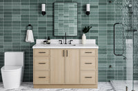 Ariel kelly 54 inch single sink base cabinet