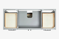 Ariel kelly 55 inch single rectangle sink bathroom vanity with countertop 1.5 inch edge