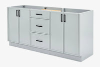 Ariel kelly 72 inch double sink base cabinet