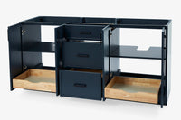 Ariel kelly 72 inch double sink base cabinet