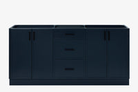 Ariel kelly 72 inch double sink base cabinet