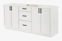 Ariel kelly 72 inch double sink base cabinet