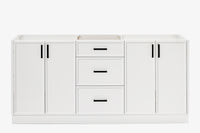 Ariel kelly 72 inch double sink base cabinet