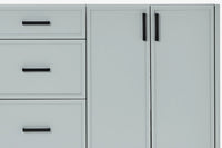 Ariel kelly 73 inch double rectangle sink bathroom vanity with countertop 1.5 inch edge