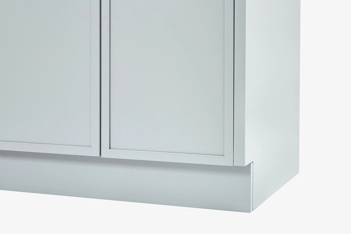 Ariel kelly 73 inch double rectangle sink bathroom vanity with countertop 1.5 inch edge