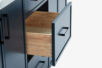 Ariel kelly 73 inch double rectangle sink bathroom vanity with countertop 1.5 inch edge