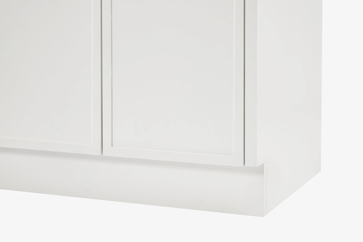 Ariel kelly 73 inch double rectangle sink bathroom vanity with countertop 1.5 inch edge