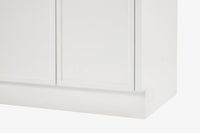 Ariel kelly 73 inch double rectangle sink bathroom vanity with countertop 1.5 inch edge