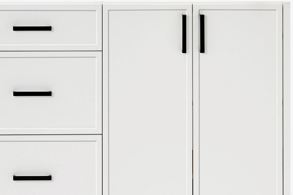 Ariel kelly 73 inch double rectangle sink bathroom vanity with countertop 1.5 inch edge