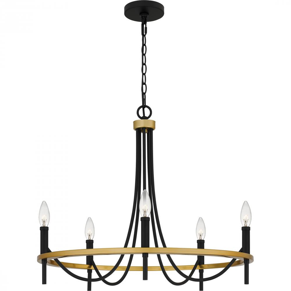 Chandeliers-Quoizel-LGR5026MBK