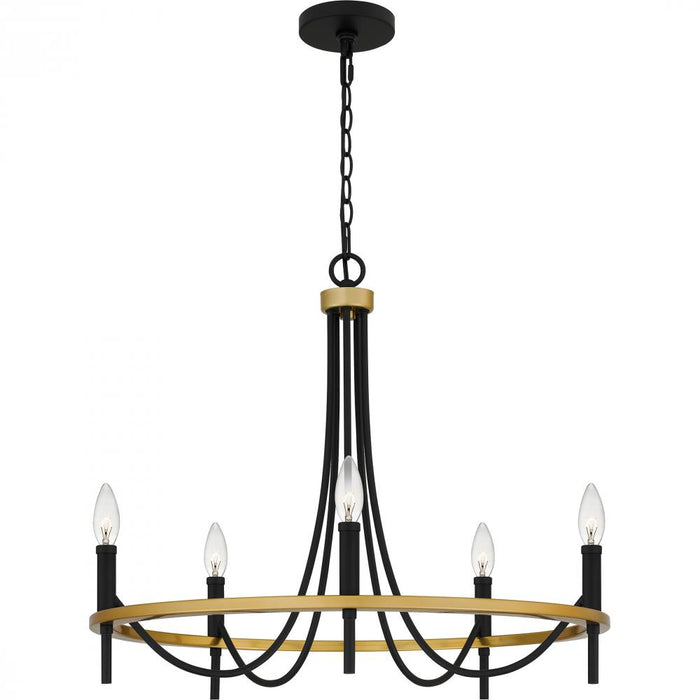 Chandeliers-Quoizel-LGR5026MBK