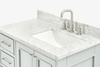 Ariel taylor (30"& 31") oval sink bathroom vanity with countertop.
