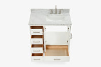 Ariel taylor (30"& 31") oval sink bathroom vanity with countertop.