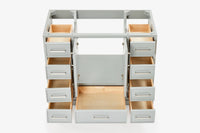 Ariel stafford 42 inch single sink base cabinet in white