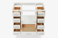 Ariel stafford 42 inch single sink base cabinet in white