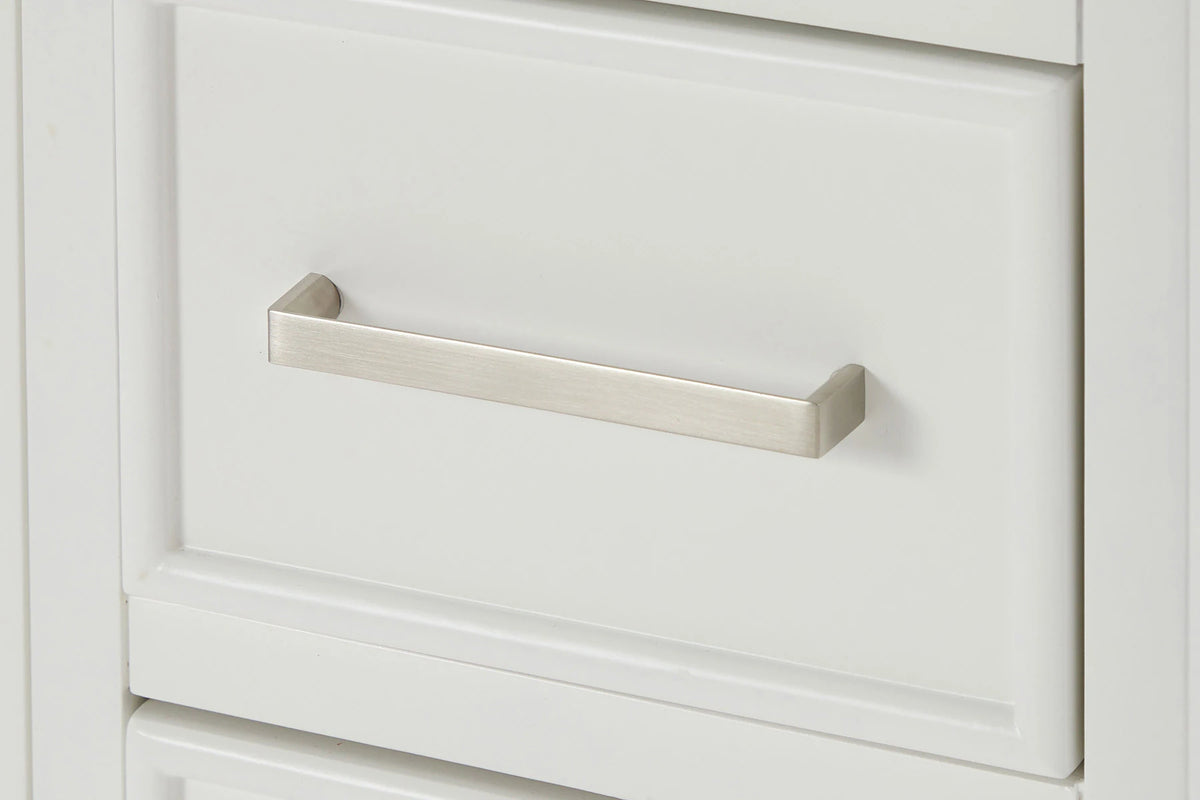 Ariel stafford 42 inch single sink base cabinet in white