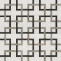 Chain Thassos White Marble Mosaic