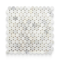 Bianco Bello Marble Mosaic