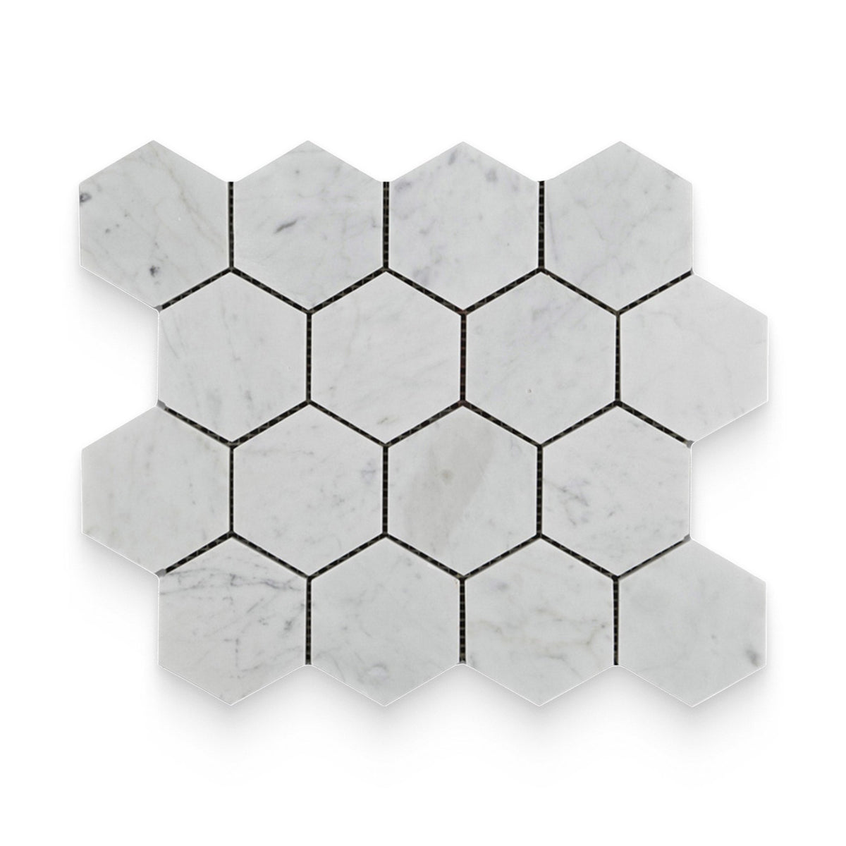 Carrara White Marble Mosaic