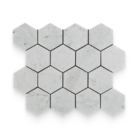 Carrara White Marble Mosaic