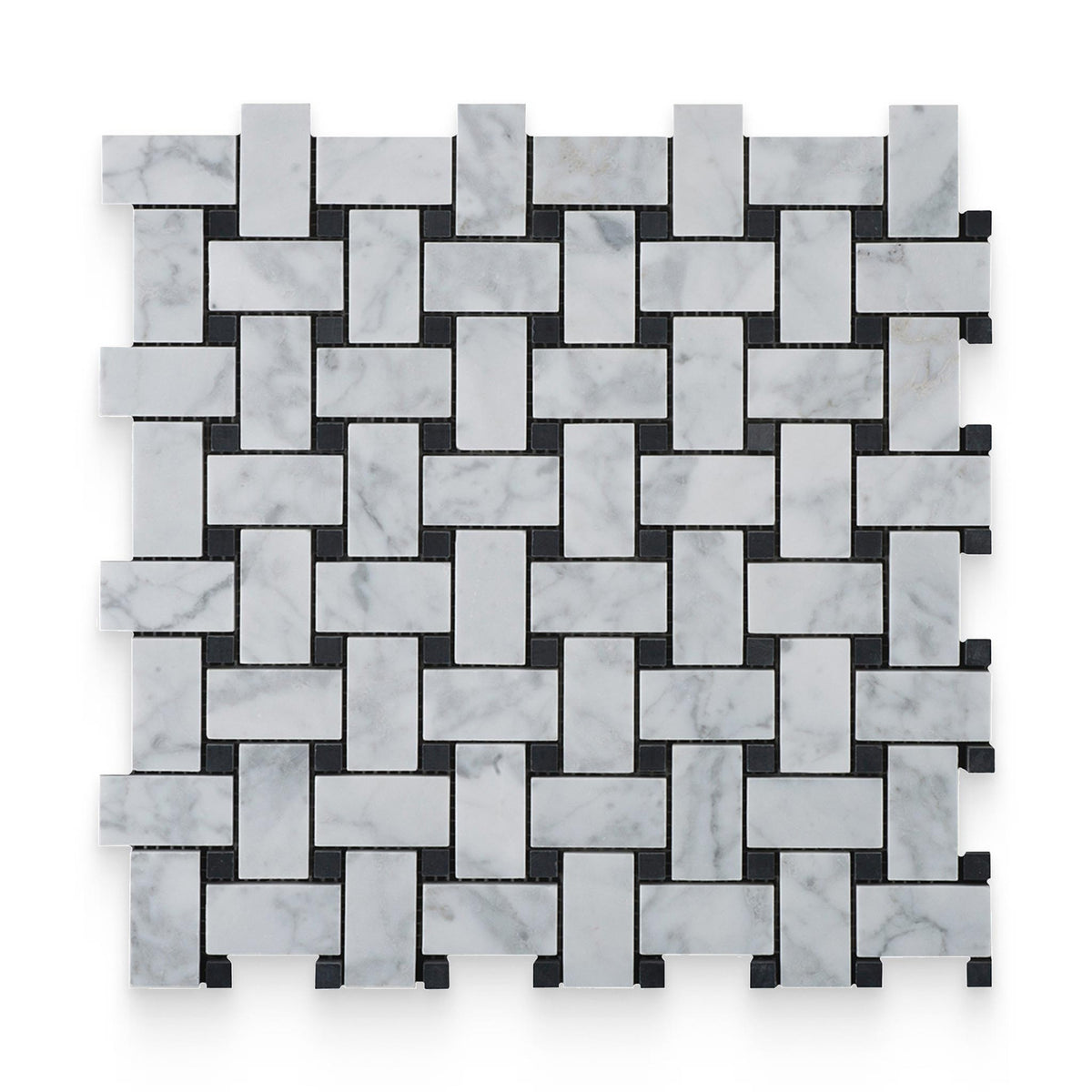 Color | Carrara White Black Dot
