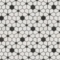 Rain Drop Black Marble Mosaic
