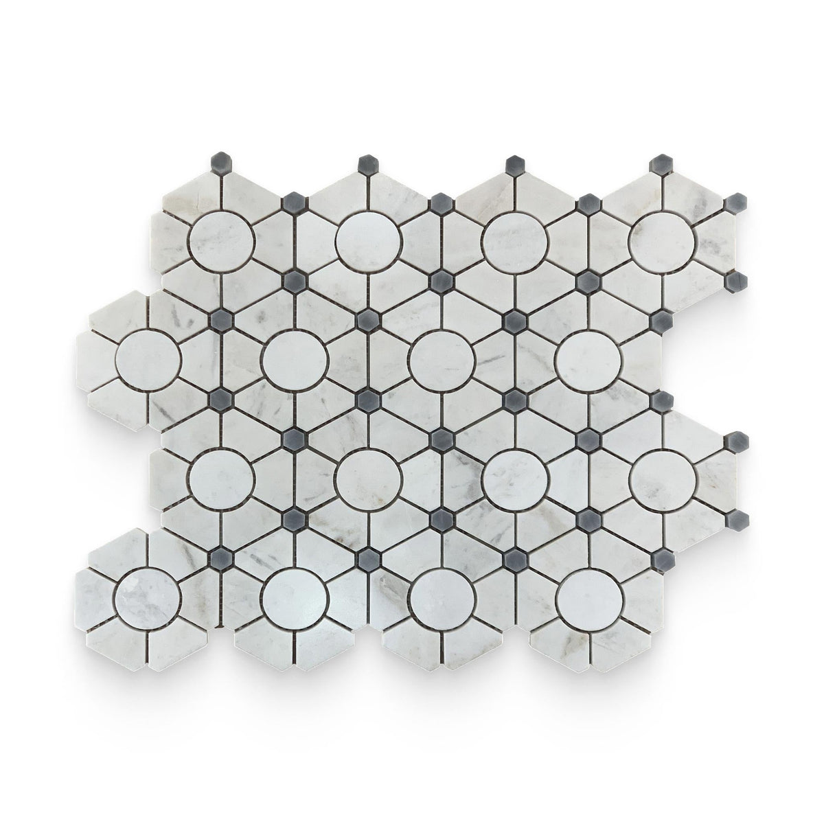 Daphne White Marble Mosaic