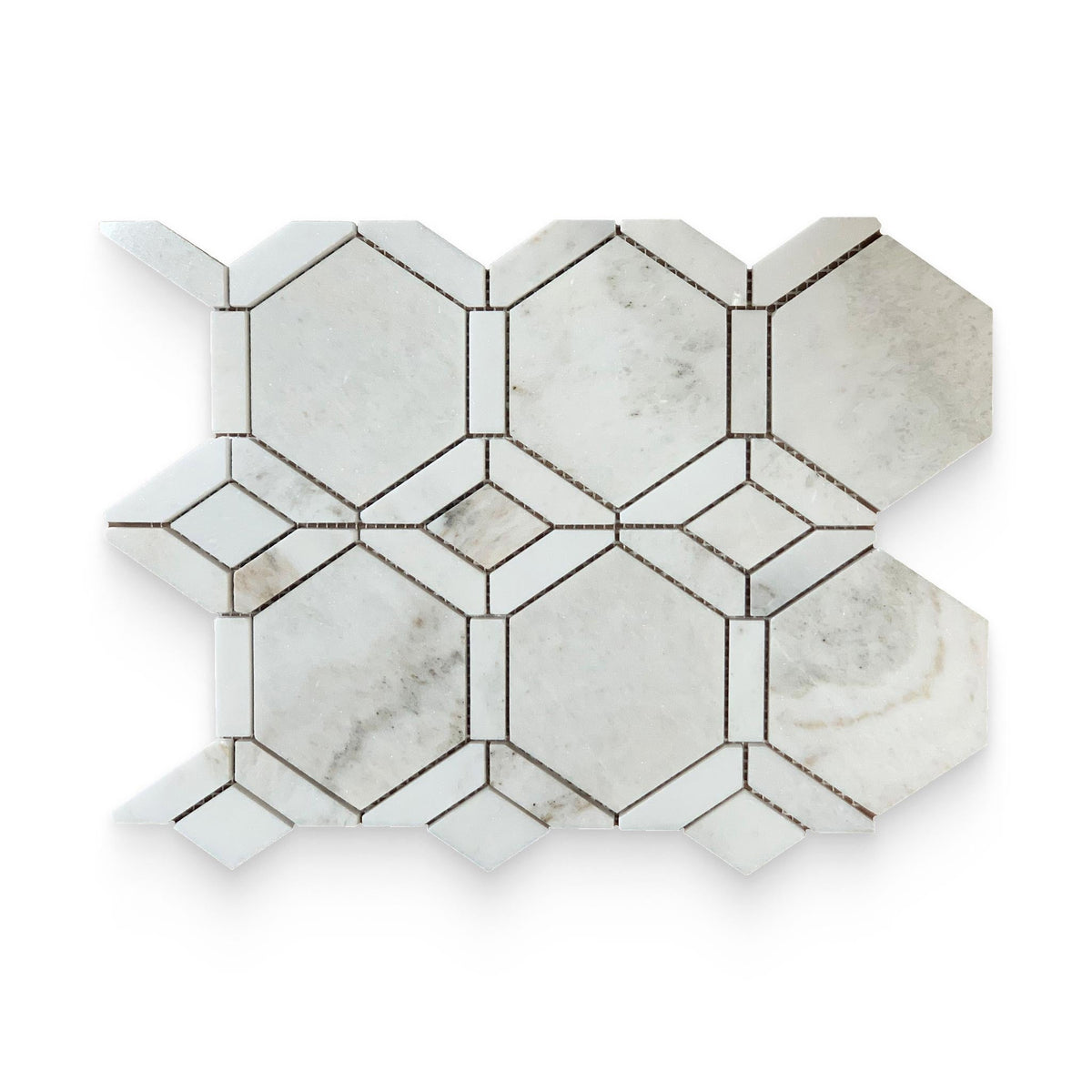 Daphne White Marble Mosaic