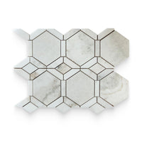 Daphne White Marble Mosaic