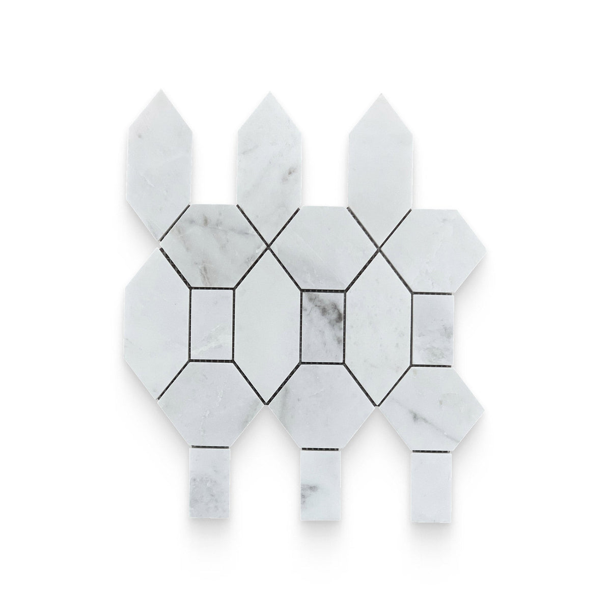 Daphne White Marble Mosaic