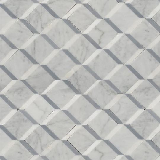 Luxe Florentine Blue Marble Mosaic