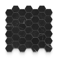 Nero Marquina Marble Mosaic