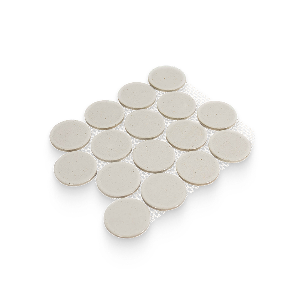Mugi Shiro Porcelain Mosaic