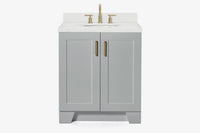 Ariel taylor (30"& 31") oval sink bathroom vanity with countertop.