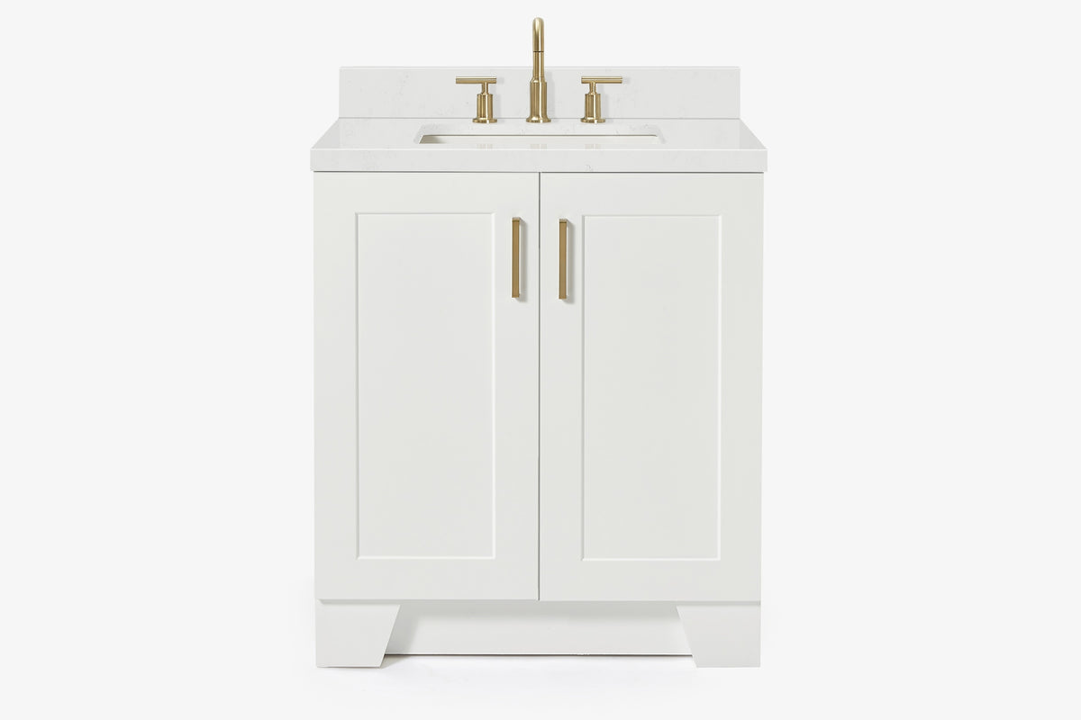 Ariel taylor (30"& 31") rectangle sink vanity with  marble countertop.