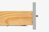 Ariel taylor (42" & 43") left offset single rectangle sink vanity with marble (0.75"& 1.5") countertop.