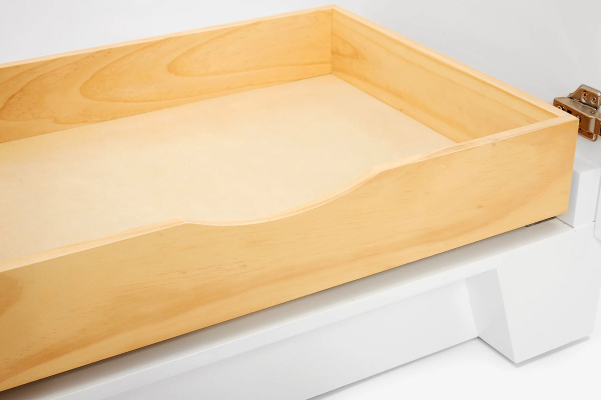 Ariel taylor (42" & 43") left offset single rectangle sink vanity with marble (0.75"& 1.5") countertop.