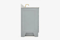 Ariel hepburn 61-62 in. double rectangle sink vanity with 0.75-1.5 in. countertop
