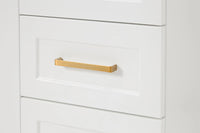 Ariel taylor (54"& 55") single oval sink vanity with marble (0.75" & 1.5")countertop.
