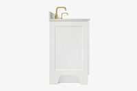 Ariel taylor (66"& 67") double rectangle sink vanity with marble countertop (0.75"& 1.5") edge.