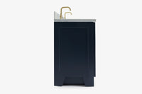 Ariel taylor (72"& 73") double rectangle sink vanity with marble (0.75" & 1.5") countertop.