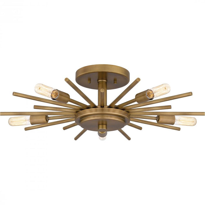 Semi-Flush Mts.-Quoizel-QSF6158WS