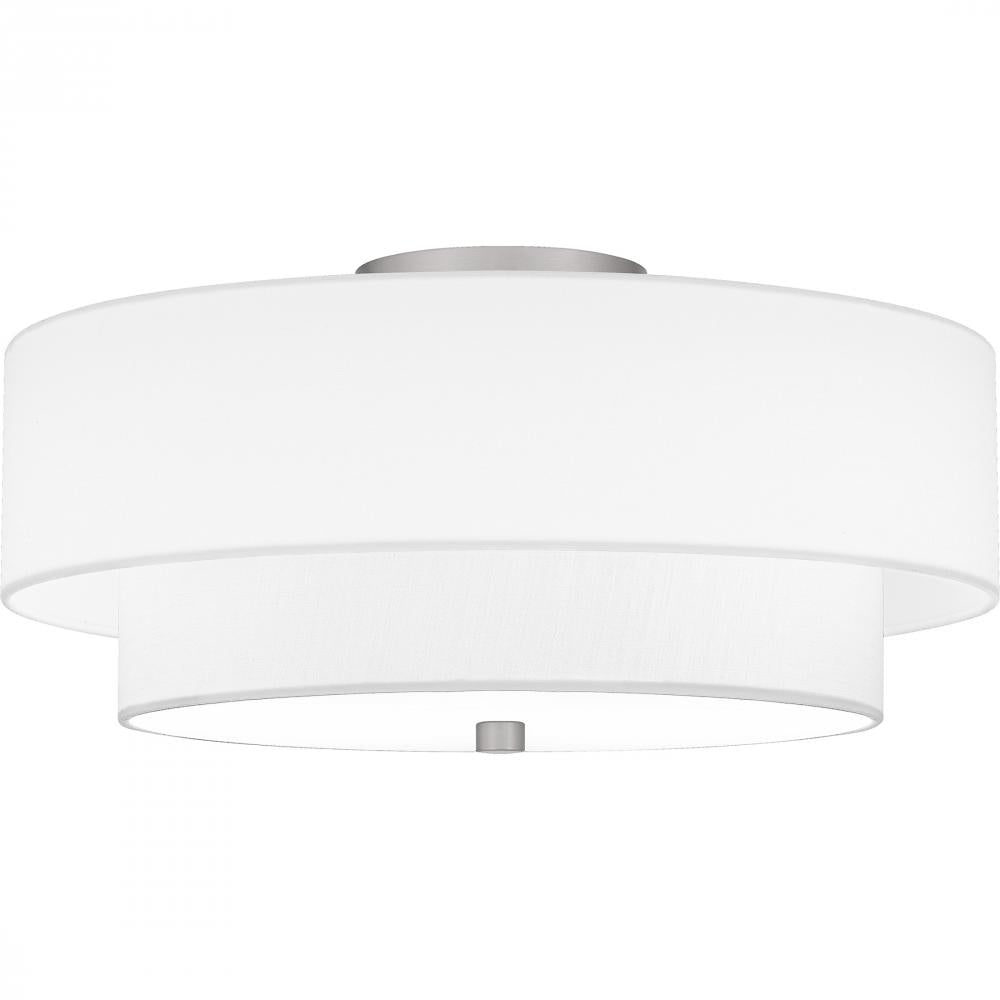 Semi-Flush Mts.-Quoizel-QSF6177BN