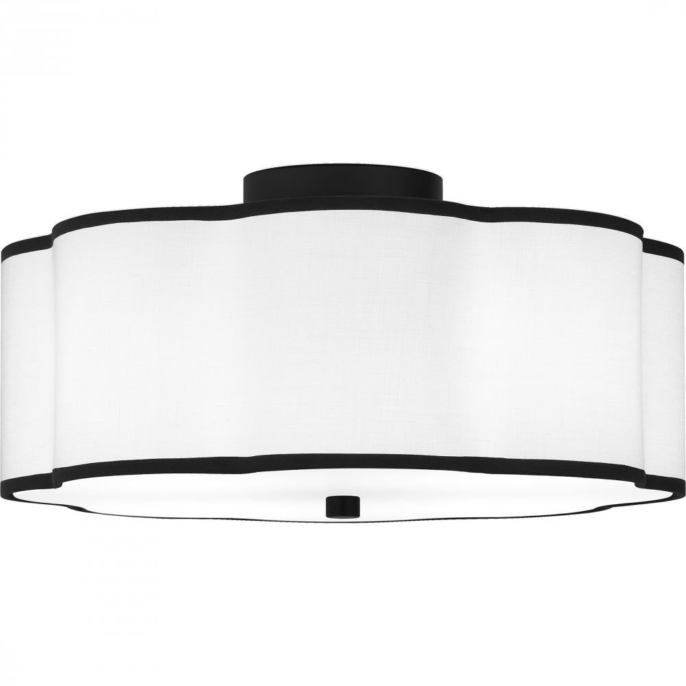 Semi-Flush Mts.-Quoizel-QSF6179MBK