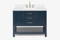 Ariel bayhill 42-43 in. rectangle sink vanity with (0.75 ,1.5)  countertop