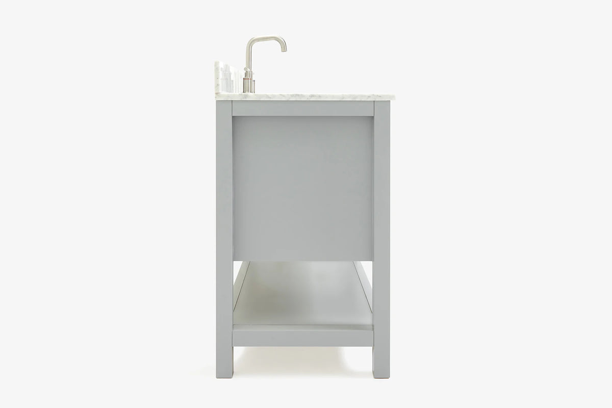 Ariel bayhill 42-43 in. oval sink vanity with (0.75,1.5) in countertop