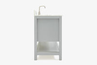 Ariel bayhill 42-43 in. oval sink vanity with (0.75,1.5) in countertop