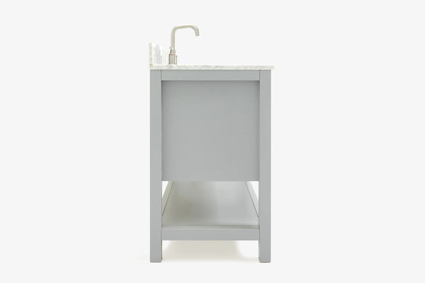 Ariel bayhill 42-43 in. oval sink vanity with (0.75,1.5) in countertop