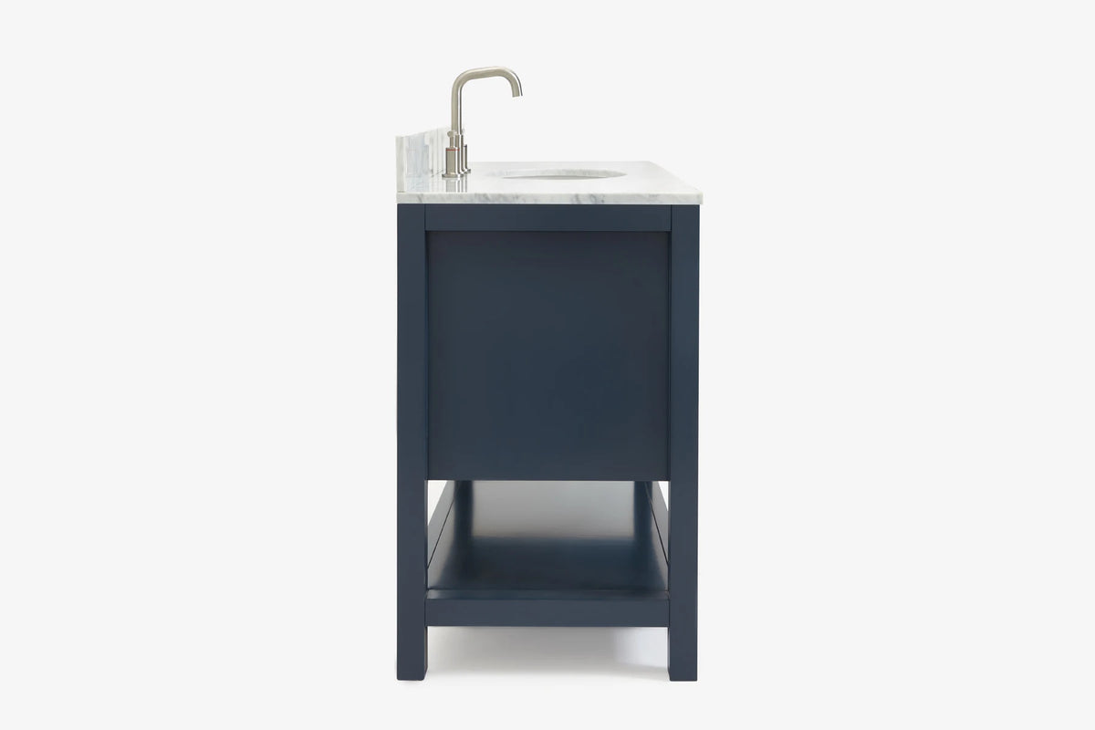 Ariel bayhill 42-43 in. oval sink vanity with (0.75,1.5) in countertop